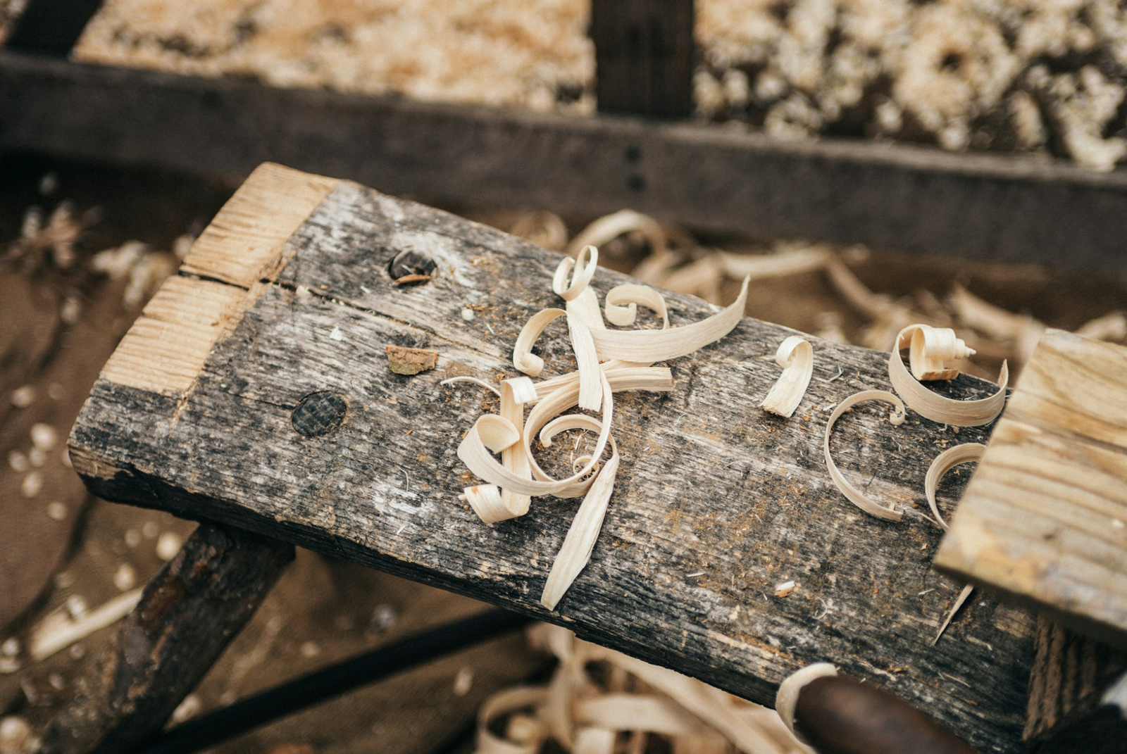 Imagen de virutas de madera.